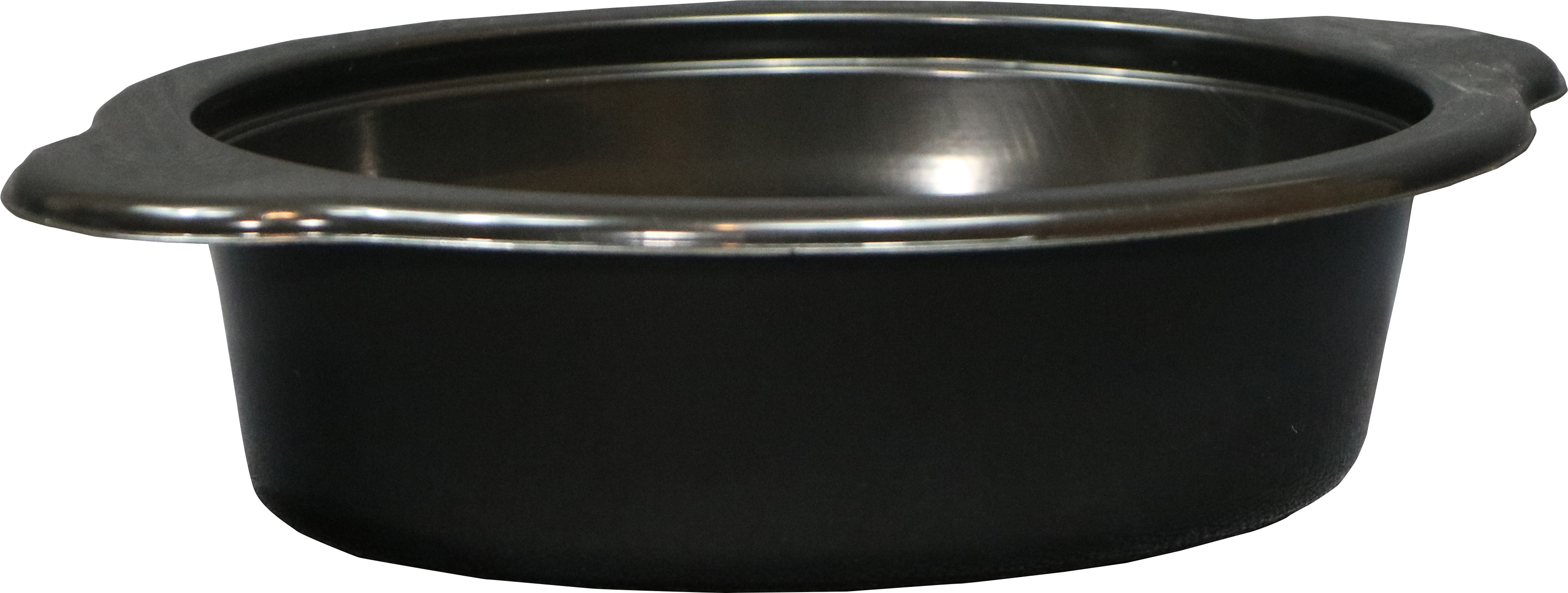 Oval Yemek Kabı PP Siyah